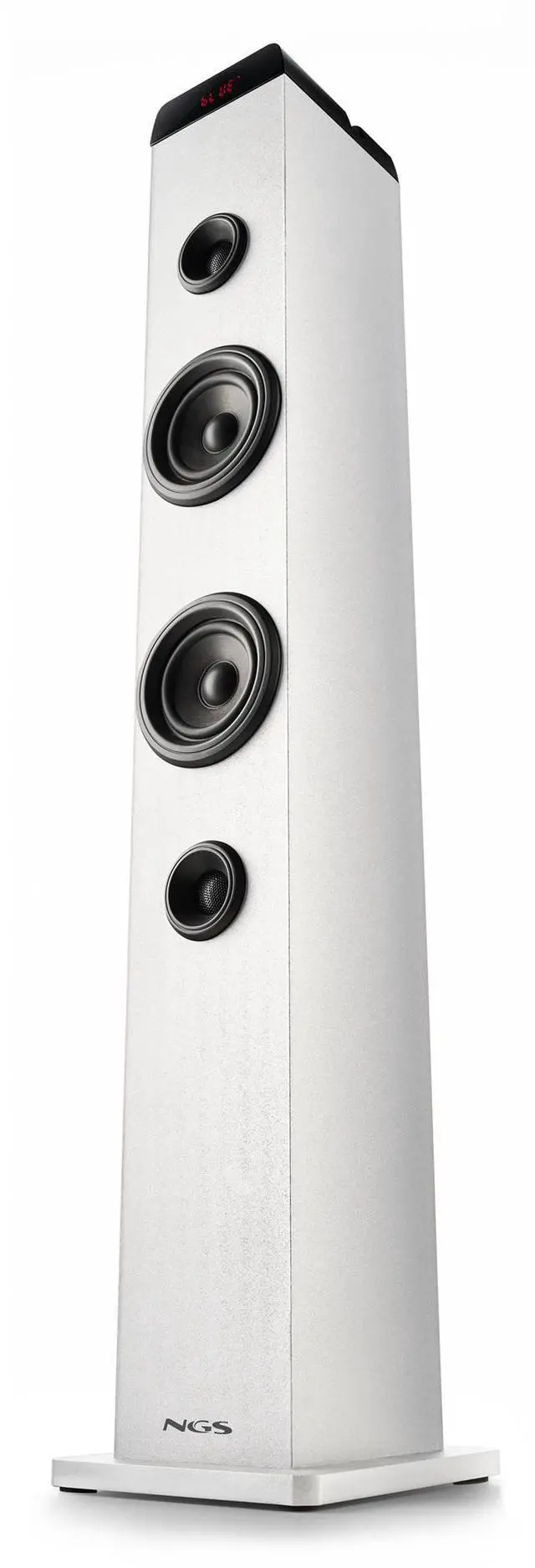 Alt view image 2 of 5 - NGS Sky Charm PRO 50W Wireless Multi Pairing BT Tower Speaker, White