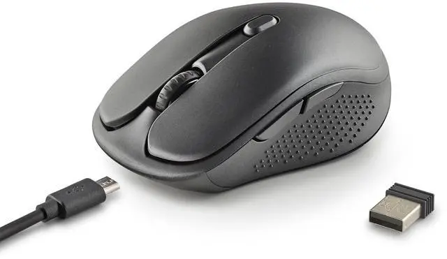Main image of NGS EVOSPOOK Wireless Rechargable Multimode Mouse, Black