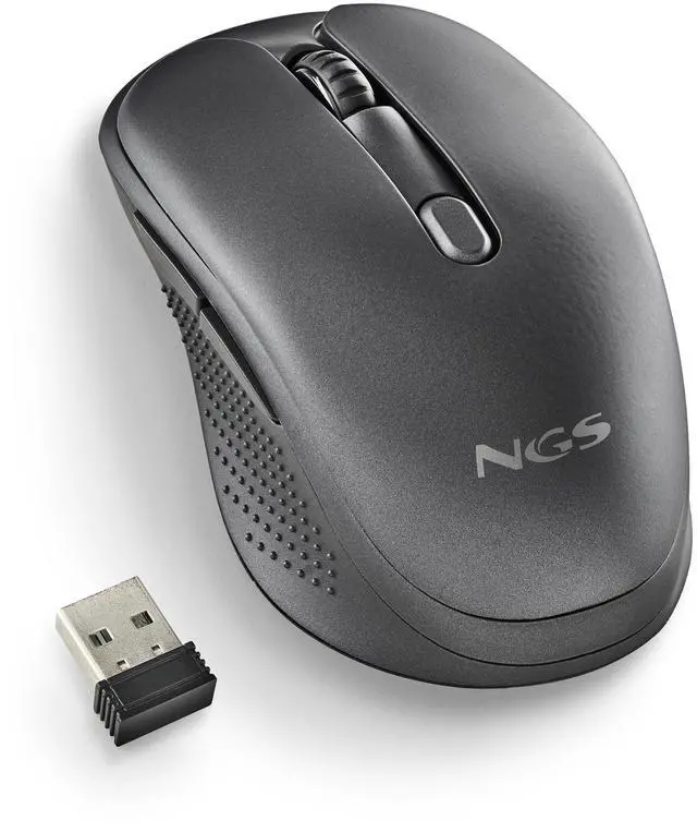 Alt view image 3 of 5 - NGS EVOSPOOK Wireless Rechargable Multimode Mouse, Black