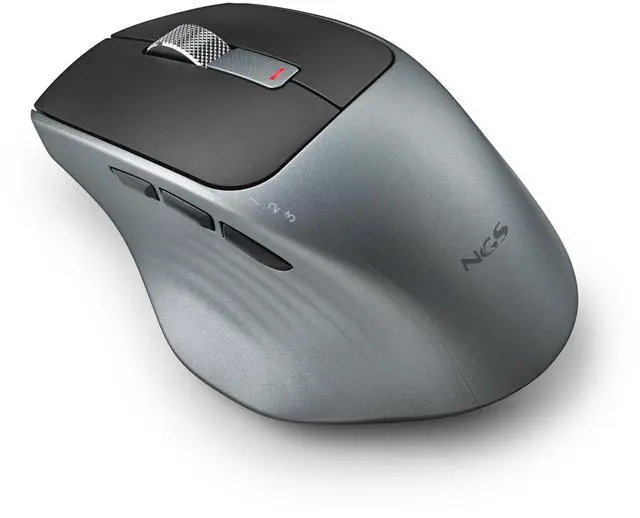 Alt view image 3 of 5 - NGS Lush-RB, Wireless 2.4GHz + BT Rechargeable Multi-Device Silent Mouse  with 6 Buttons and Adjustable DPI