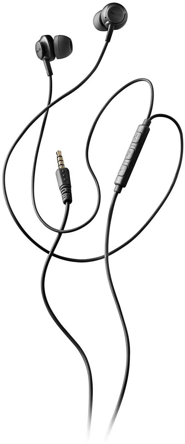 Alt view image 4 of 5 - NGS Cross Drift, In-Ear Wired Headphones with 3.5mm Jack, Microphone and Control Buttons, Black