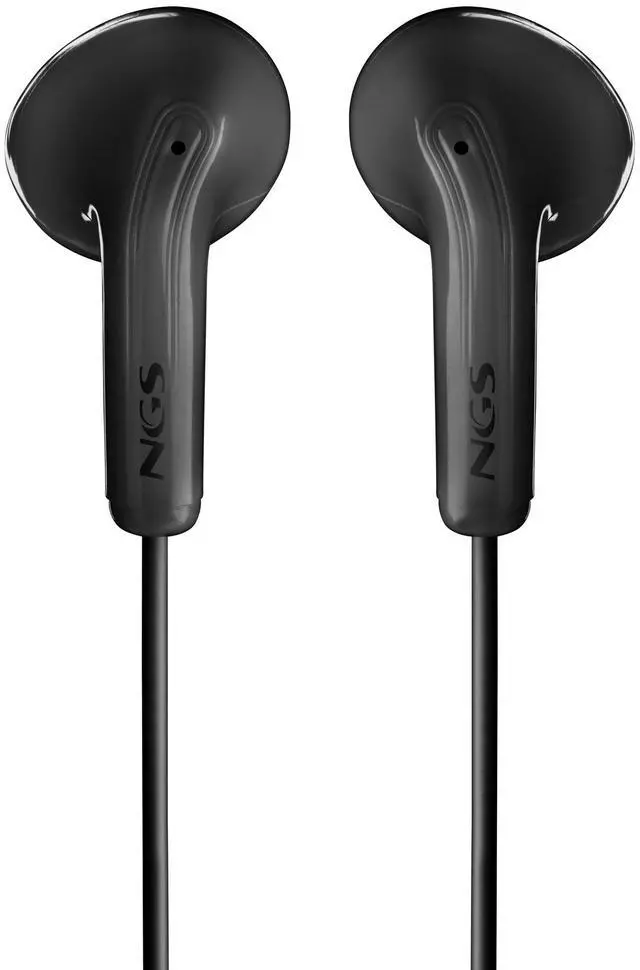 Alt view image 3 of 5 - NGS Cross Flip, In-Ear Wired Headphones with 3.5mm Jack, Microphone and Control Buttons, Black