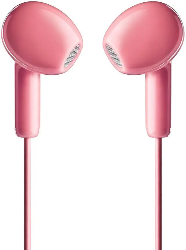 Alt view image 2 of 5 - NGS Cross Flip, In-Ear Wired Headphones with 3.5mm Jack, Microphone and Control Buttons, Pink