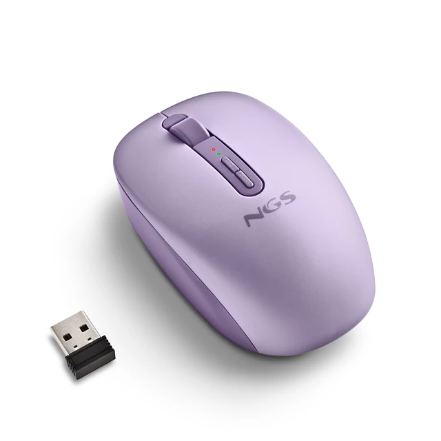 Alt view image 3 of 5 - NGS FOG DUAL Wireless BT Dual-Mode Mouse, Purple
