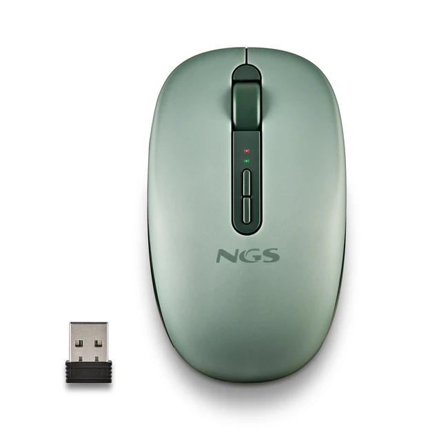 Alt view image 2 of 5 - NGS FOG DUAL Wireless BT Dual-Mode Mouse, Green