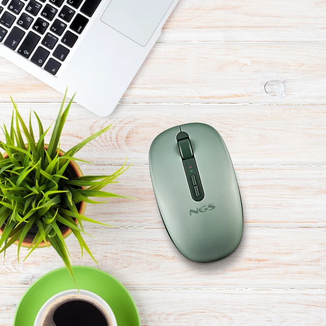 Alt view image 5 of 5 - NGS FOG DUAL Wireless BT Dual-Mode Mouse, Green