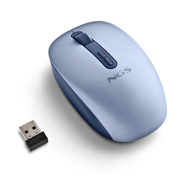 Alt view image 3 of 5 - NGS FOG DUAL Wireless BT Dual-Mode Mouse, Blue