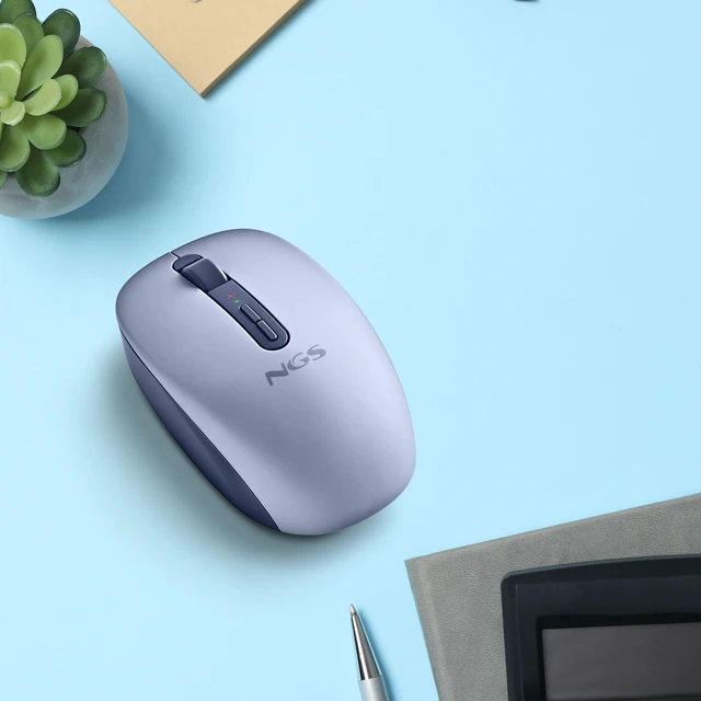 Alt view image 5 of 5 - NGS FOG DUAL Wireless BT Dual-Mode Mouse, Blue