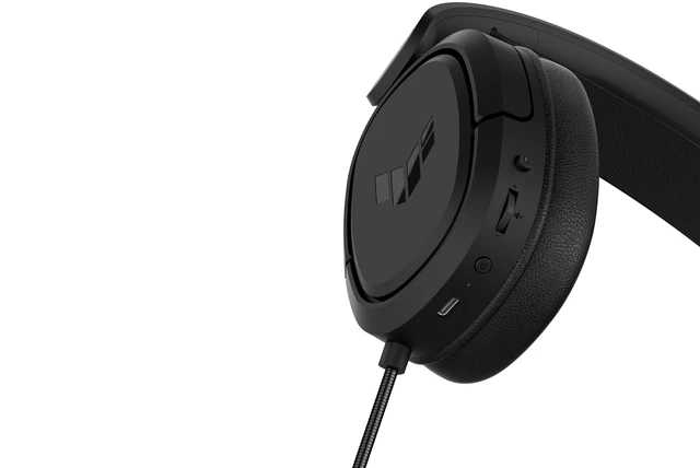 Alt view image 7 of 9 - ASUS Over-Ear Wireless Gaming-Headset TUF H1