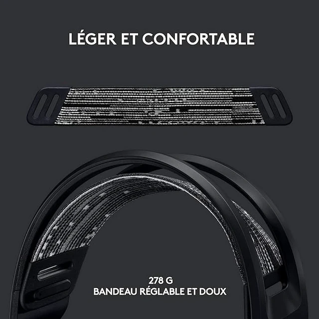 Alt view image 8 of 11 - G733 RGB GAMING HEADSET - BLACK