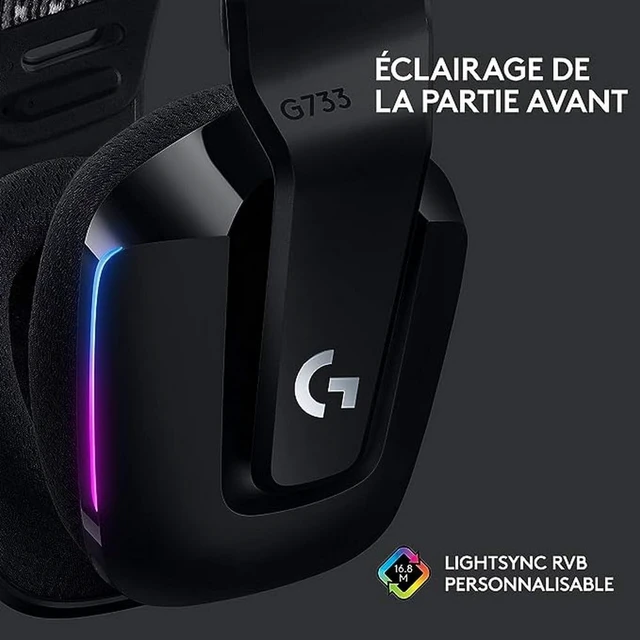 Alt view image 10 of 11 - G733 RGB GAMING HEADSET - BLACK