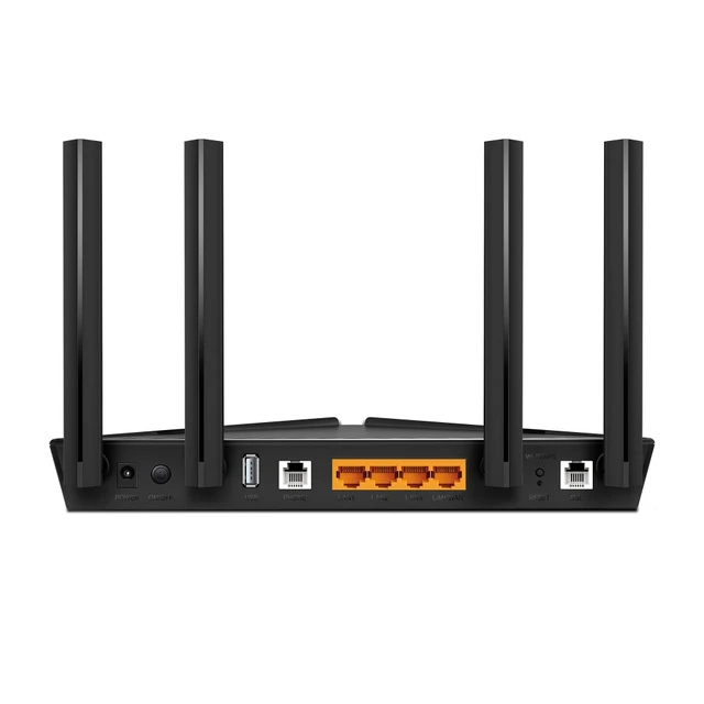 Alt view image 2 of 5 - TP-Link Archer AX1800 Dual-Band Wi-Fi 6 VDSL/ADSL Modem Router