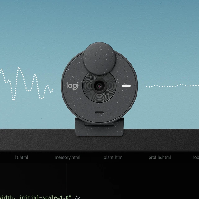 Alt view image 8 of 9 - Brio 300 Webcam 2 Mp 1920 X