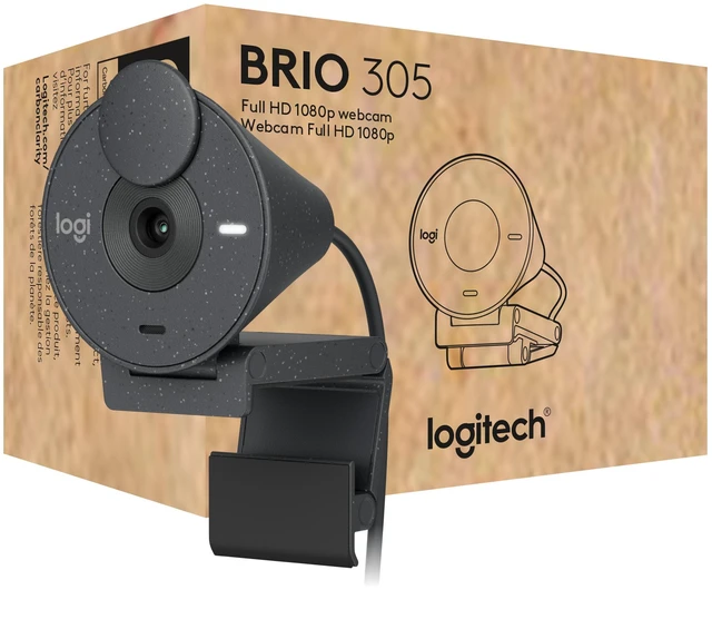 Alt view image 5 of 9 - Brio 305 Webcam 2 Mp 1920 X