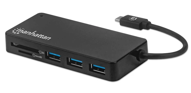 Alt view image 2 of 5 - USB-C DOCK/HUB/READER 3-PORT-