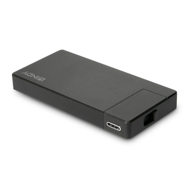 Alt view image 4 of 5 - Lindy DST-Micro, USB-C Laptop Micro Docking Station with 4K Support and 100W Pass-Through Charging
