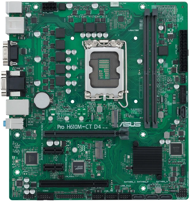 Main image of ASUS PRO H610M-C D4-CSM Intel H610 LGA 1700 micro ATX