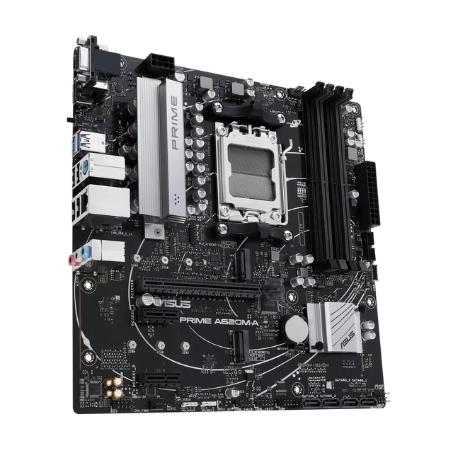 Alt view image 3 of 5 - ASUS PRIME A620M-A-CSM AMD A620 Socket AM5 micro ATX