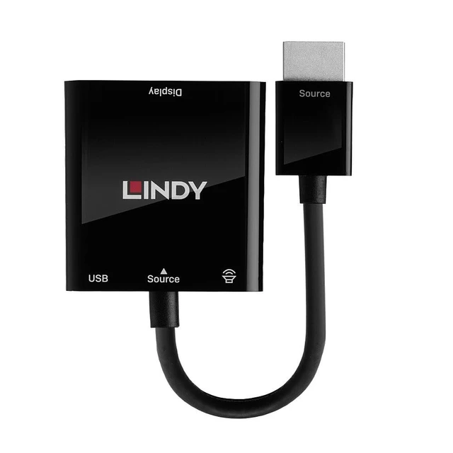 Alt view image 6 of 9 - Lindy HDMI to VGA & Audio Converter 38285