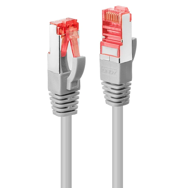 Alt view image 3 of 5 - Lindy 1m Cat.6 S/FTP Cable, Grey 47702