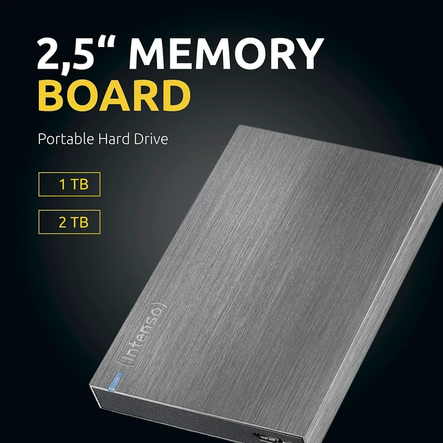 Alt view image 2 of 5 - Intenso 6028660 external hard drive 1 TB Anthracite