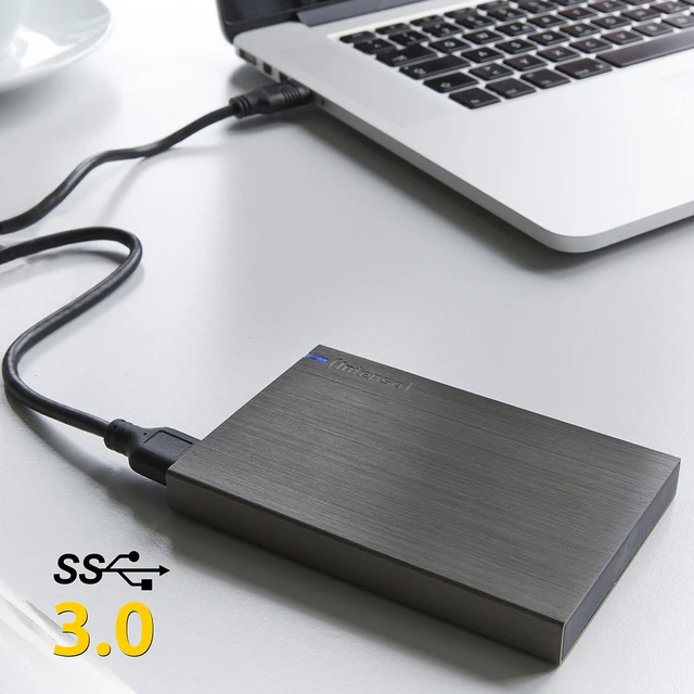 Alt view image 3 of 5 - Intenso 6028660 external hard drive 1 TB Anthracite