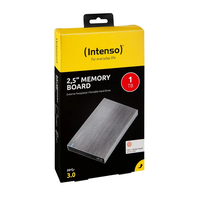 Alt view image 5 of 5 - Intenso 6028660 external hard drive 1 TB Anthracite
