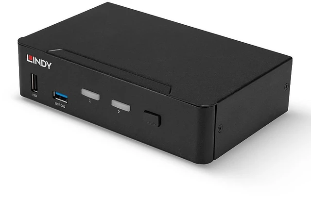 Main image of Lindy 2 Port DisplayPort 1.4 USB 3.0 KVM switch