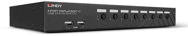 Main image of Lindy 8 Port DisplayPort 1.2 & USB 2.0 KVM Switch