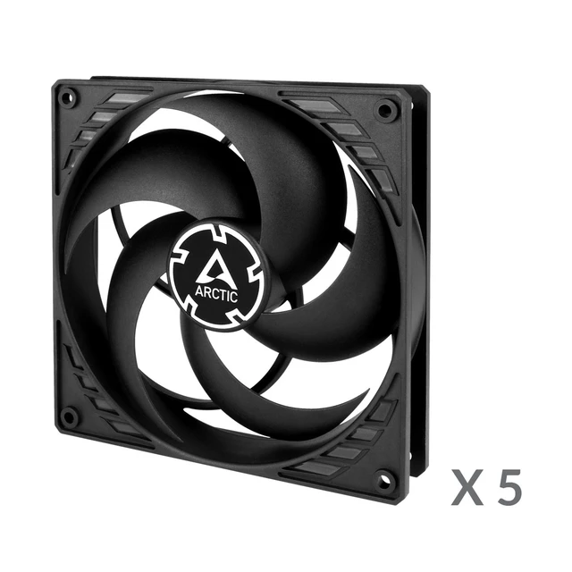 Alt view image 2 of 5 - ARCTIC P14 Value Pack Computer case Fan 14 cm Black