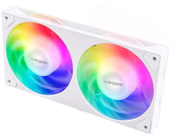Main image of Akasa VEGAS A24 Computer case, Processor Fan 12 cm White 1 pc(s)