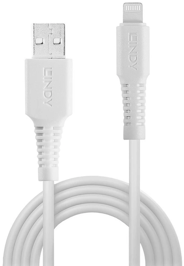 Alt view image 2 of 5 - Lindy 1m USB to Lightning Cable, White