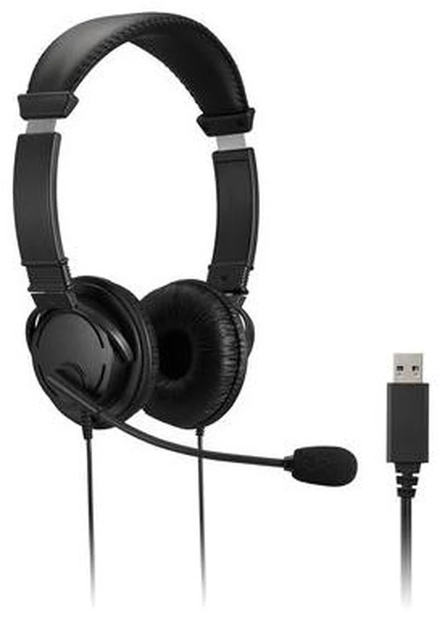 Alt view image 15 of 19 - kensington hi-fi usb headphones with mic & volume control button (k33065ww)