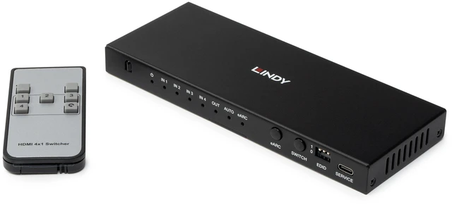 Main image of Lindy 4 Port HDMI 8K60 Switch with eARC