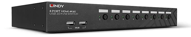Main image of Lindy 39538 KVM switch Rack mounting Black