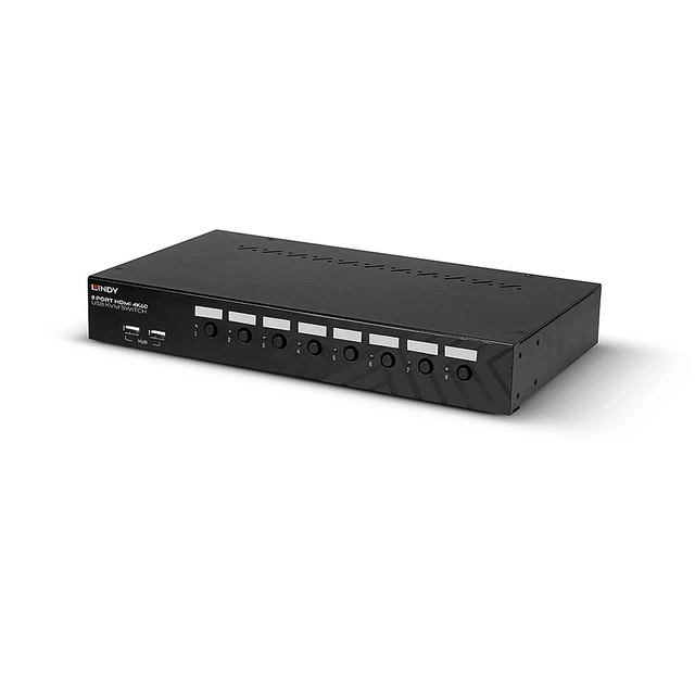 Alt view image 2 of 5 - Lindy 39538 KVM switch Rack mounting Black