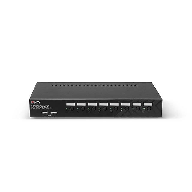 Alt view image 4 of 5 - Lindy 39538 KVM switch Rack mounting Black