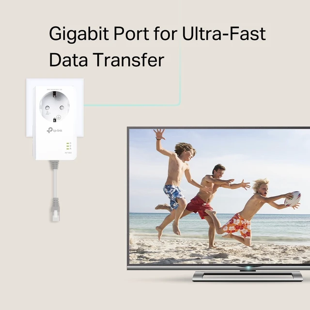 Alt view image 3 of 5 - TP-Link TL-PA7019P KIT 1000 Mbit/s Ethernet LAN White 2 pc(s)