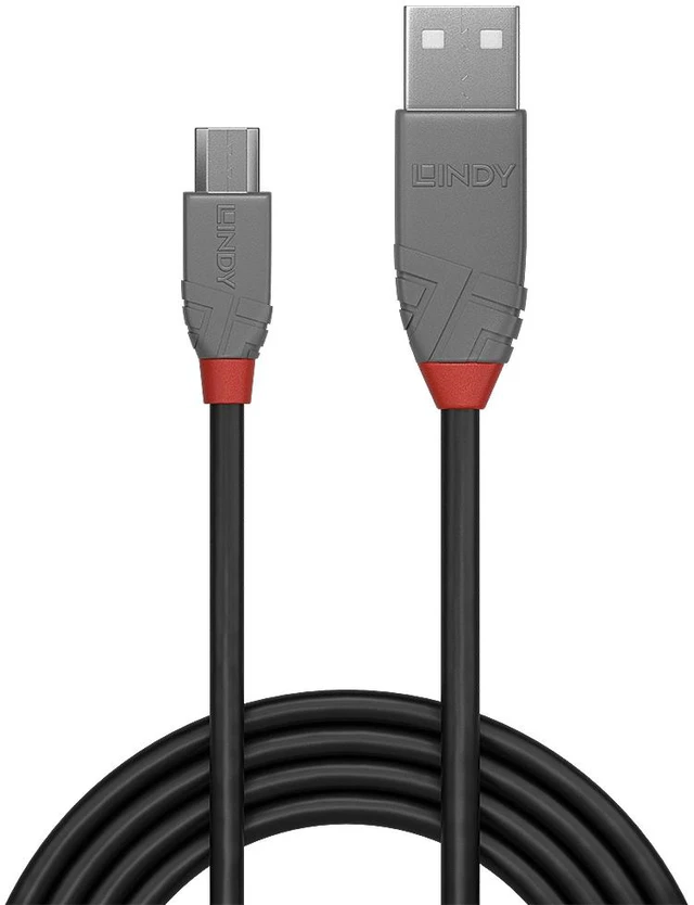 Alt view image 4 of 4 - Lindy 0,5m USB 2.0 Type A to Micro-B Cable, Anthra Line 36731