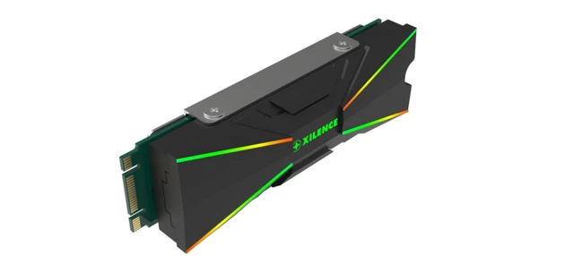 Alt view image 4 of 4 - Xilence M2SSD.B.ARGB Memory module Cooler Black 1 pc(s)