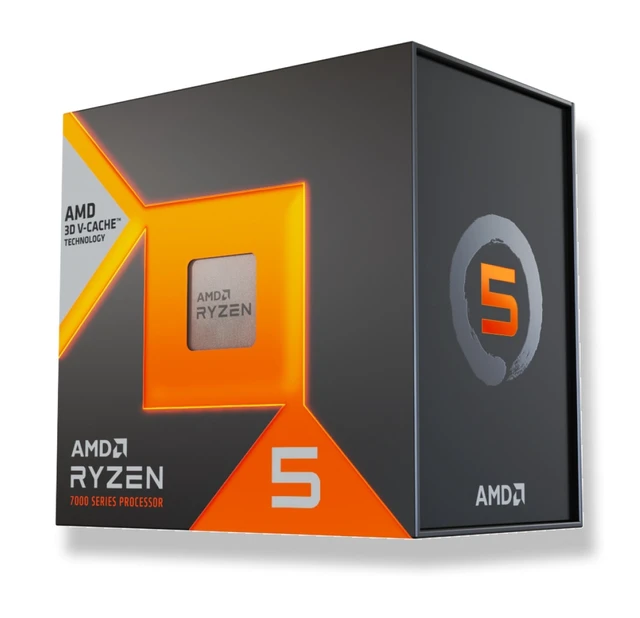 Alt view image 3 of 3 - AMD 100-1000001904WOF Ryzen 5 7500X3D Box 1GHz Base 4.7GHz 6 Cores 12 Threads Socket AM5 65W Base TDP Radeon Graphic