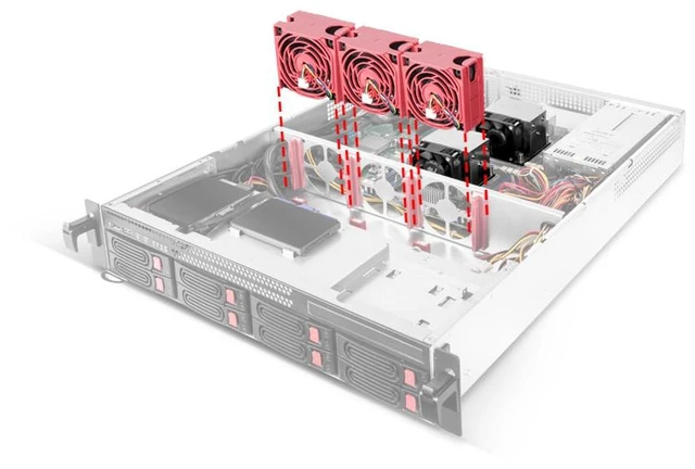 Alt view image 3 of 5 - Silverstone RM22-308 HDD enclosure Black, White 2.5/3.5"