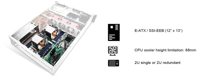 Alt view image 4 of 5 - Silverstone RM22-308 HDD enclosure Black, White 2.5/3.5"