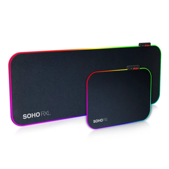 Alt view image 5 of 5 - Akasa SOHO R Gaming mouse pad Black