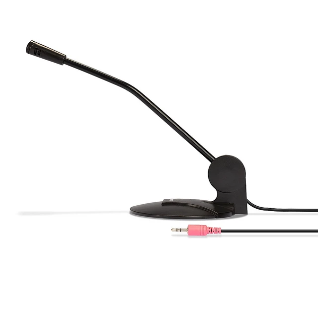 Alt view image 4 of 4 - Lindy 3.5mm Audio Desktop Microphone - 20440