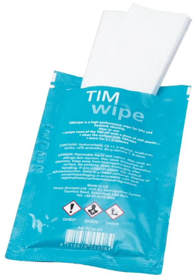 Alt view image 5 of 5 - Akasa TIM Wipes