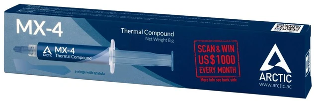 Alt view image 9 of 10 - ARCTIC MX-4 (incl. Spatula, 8 g) - Premium Performance Thermal Paste