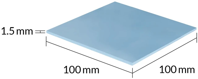 Alt view image 3 of 5 - ARCTIC TP-3 Premium Performance Thermal Pad 100 x 100 mm, 1.5 mm