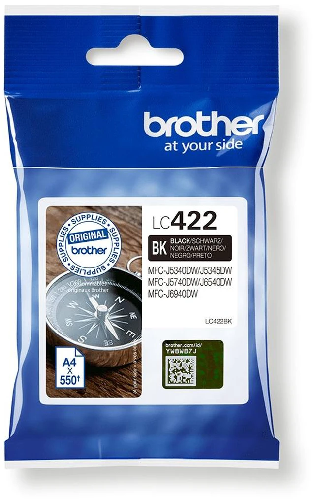 Main image of Brother LC-422BK ink cartridge 1 pc(s) Original Black