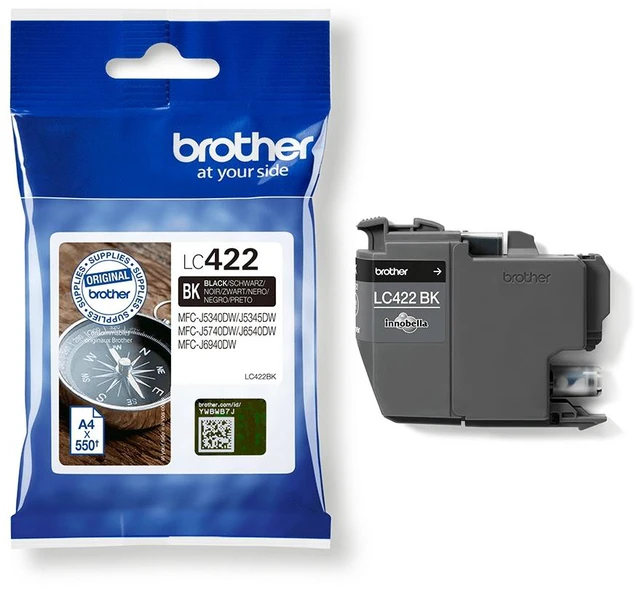 Alt view image 3 of 5 - Brother LC-422BK ink cartridge 1 pc(s) Original Black